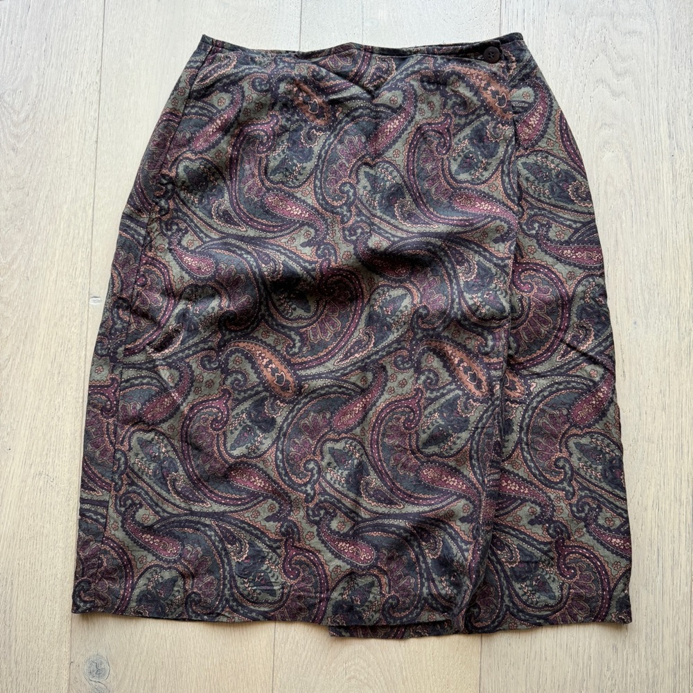 Hunt Club Vintage Paisley Skirt